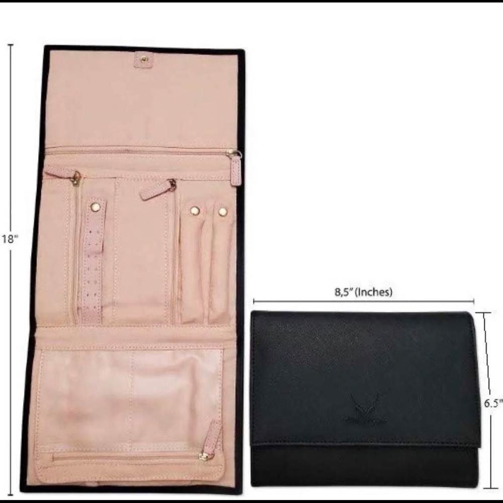 Travel Jewelry organizer bag Foldable Jewelry Case - Picture 8 of 10